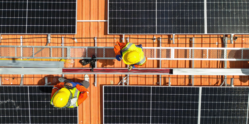 Engineer Man Inspects Construction cell-min
